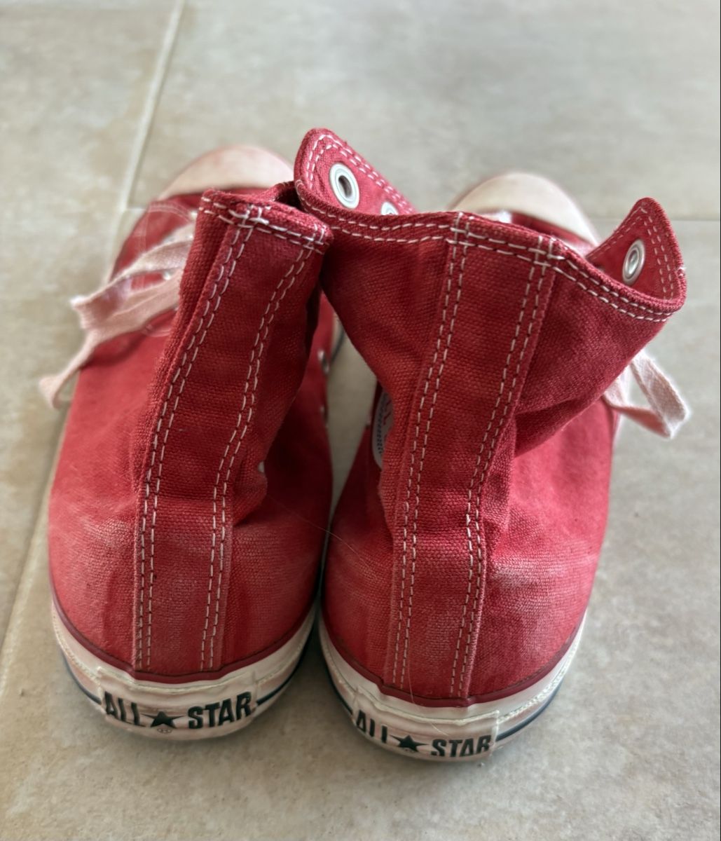 Converse Scarpe da uomo: Red Converse All-Star Hi-Tops Gr. 40 – Usato da Baden venduto da est_92cz 3