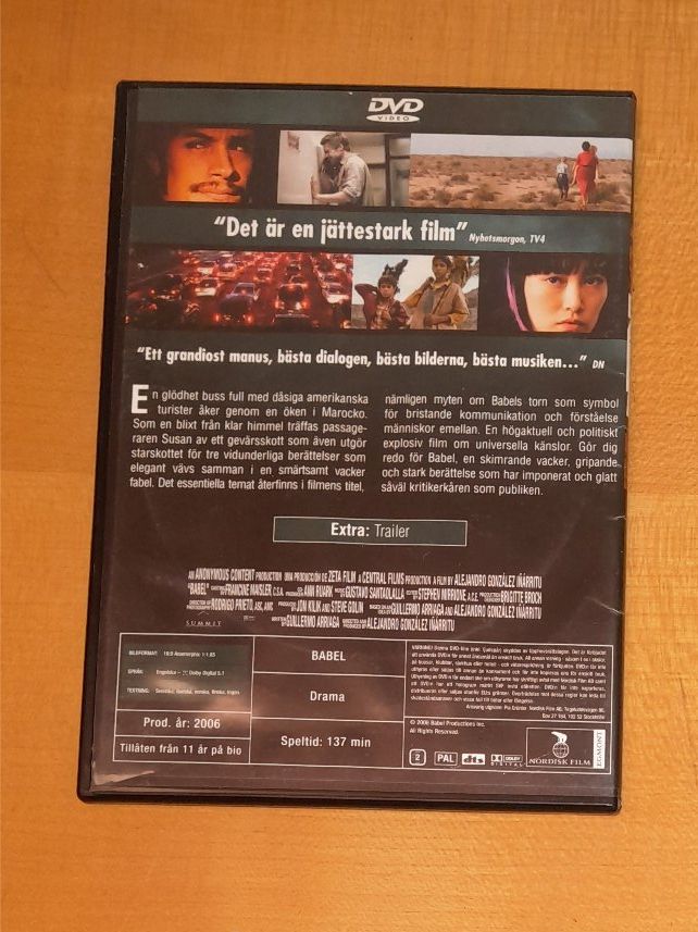 Tutti i DVDs: Babel DVD mit Brad Pitt ! – Usato da Steffisburg venduto da FutureOne 1