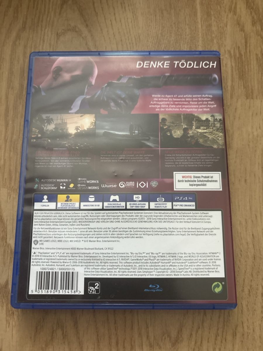 Jeux: Hitman 2 - PS4 – D'occasion à Zofingen par adm_bl56 1
