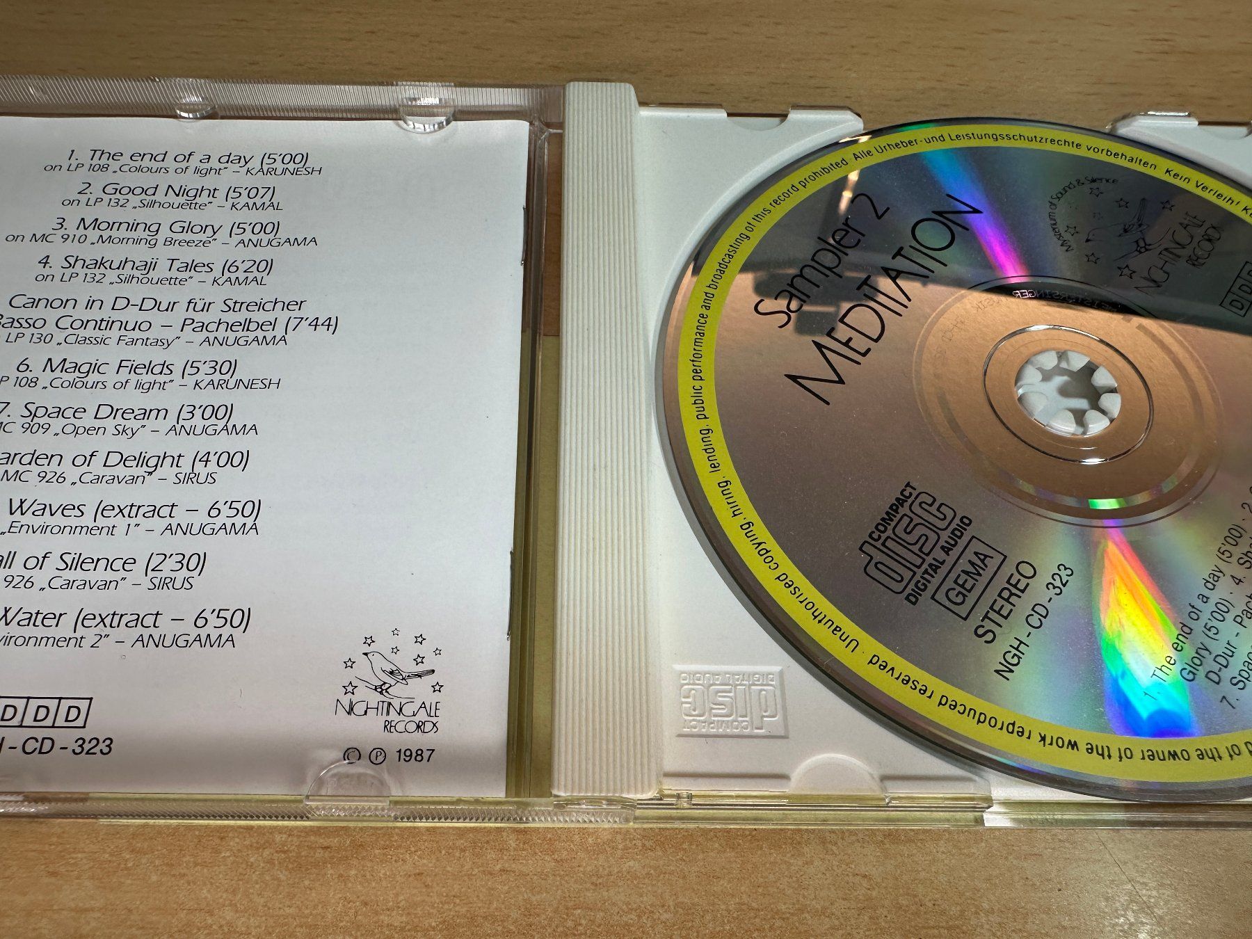 CD: H1 Various – Meditation - Sampler 2 – Usato da Rikon im Tösstal venduto da Alpenmutz 2