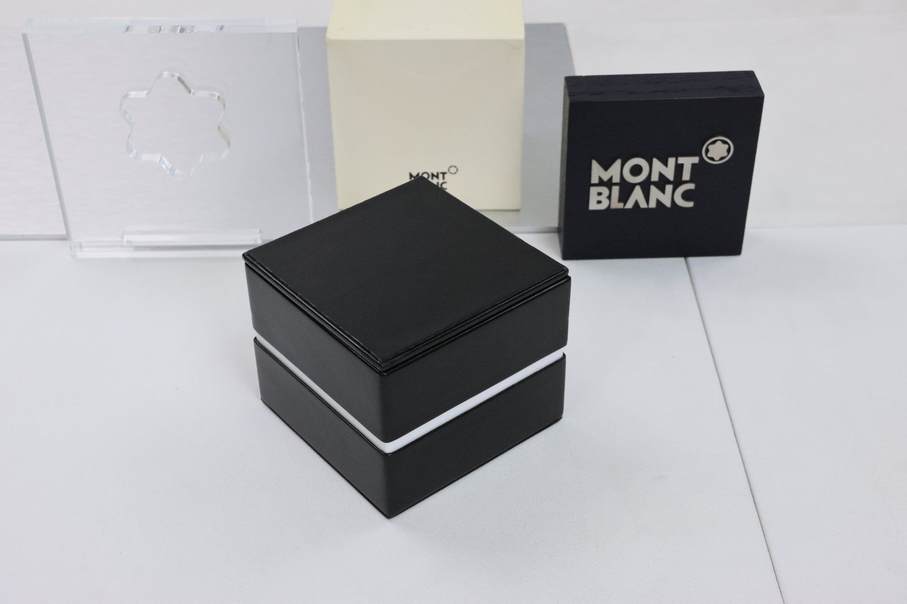 Montblanc Schmuckkästen: NEU - MONTBLANC original komplexes edles Leder-Schmuckbox – Neu und originalverpackt aus Kilchberg ZH von Luxury-Goods-CH 9