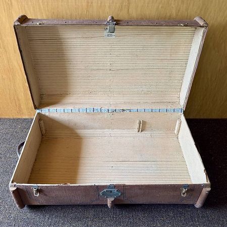 Originaler Vintage-Übersee-Koffer (ca. 100 bis 150 Jahre)