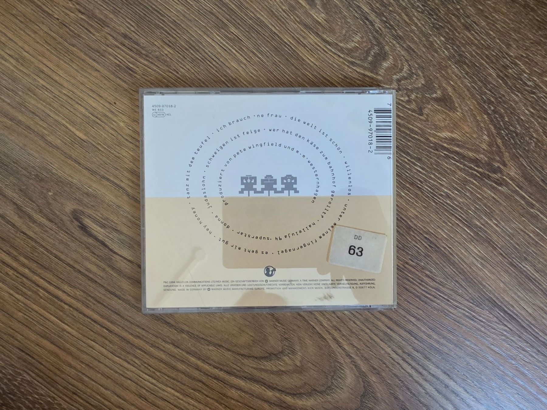 CD: CD Westernhagen Affentheater – Usato da Nebikon venduto da Japostyle 1
