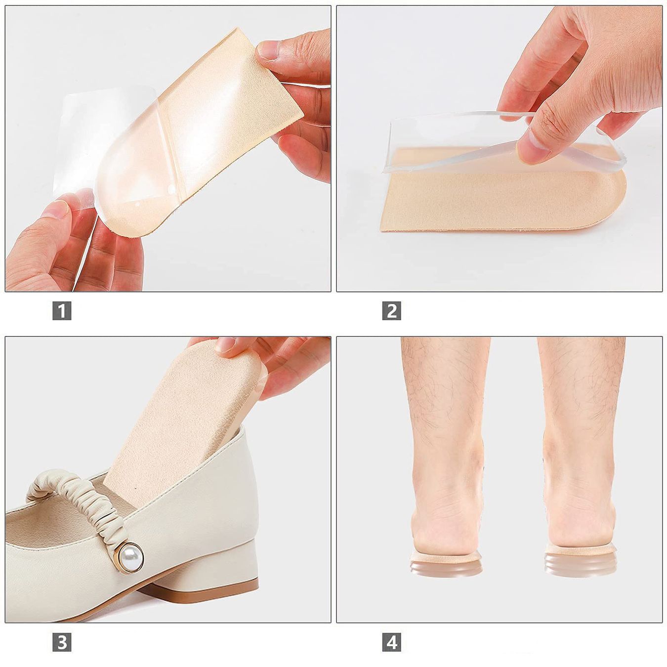 Pedicure: Schuhe Einlegesohlen Erhöhen Absatz Eins – Nuovo (secondo la descrizione) da Kirchdorf AG venduto da Apost008 6