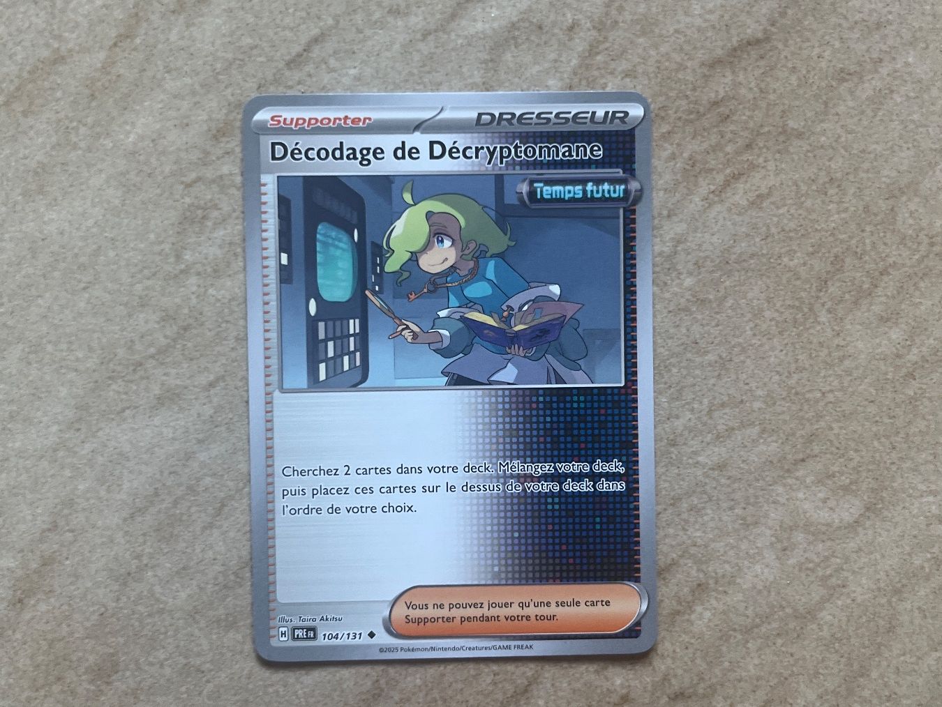 Pokémon Carte collezionabili: Carte Pokemon Décodage de Décryptomane - PREFR – Usato da Vernayaz venduto da Darkfrost