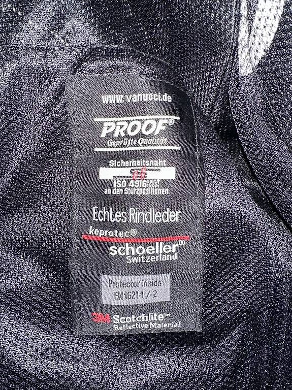 Vanucci Giacche: Vanucci Motorrad Lederjacke – Usato da Zürich venduto da buhebi 2