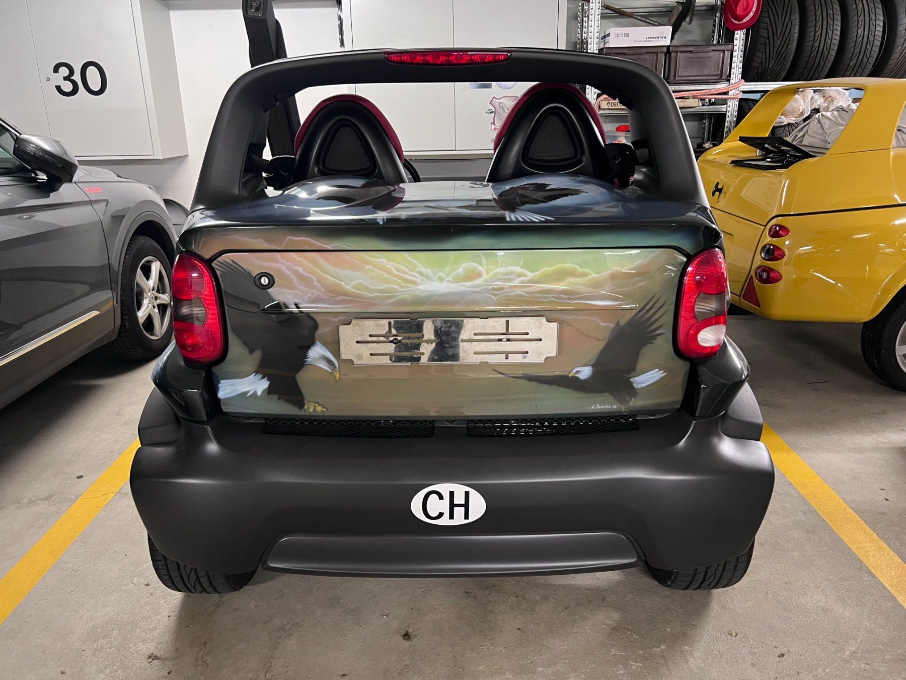 Automobili: Seltener Smart Crossblade mit Airbrush – Usato da Bazenheid venduto da Falko03 2