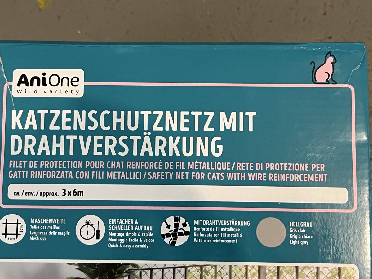 Ferramenta: Katzennetz 3x6m mit Drahtverstärkung – Nuovo (secondo la descrizione) da Zürich venduto da supernova12 4
