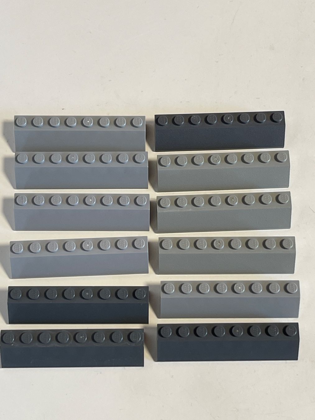 Lego Giocattoli: LEGO - 12 grosse graue Dach Steine – Usato da Gelterkinden venduto da cobra0110