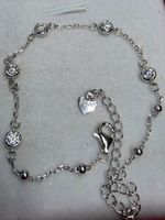Bracelet argent avec diamants de moissanite de 0,5 ct GRA