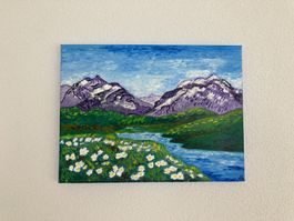 The mountains of Van Gogh - Ölbild