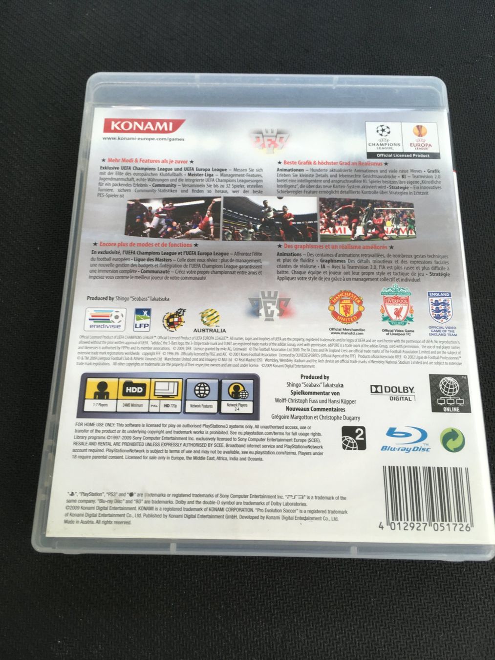 Sony Giochi: PES 2010 Pro Evolution Soccer 2010 - Playstation 3 / PS3 – Usato da St.Gallen venduto da Punktchen01 1
