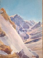 Aquarell Ferdinand Meyer-Streiff Matt Panixer GL 1930