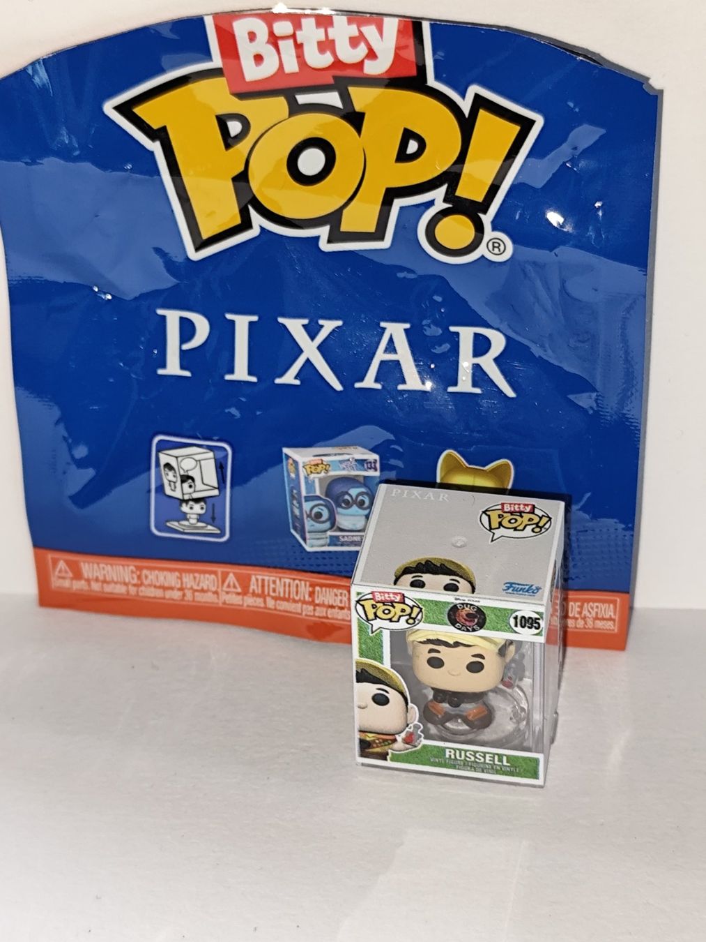 Funko Statuette: PIXAR Blindebag - Ausgepackt! Russell Bitty Pop Figur – Nuovo (secondo la descrizione) da Bettingen venduto da hamau2012 1
