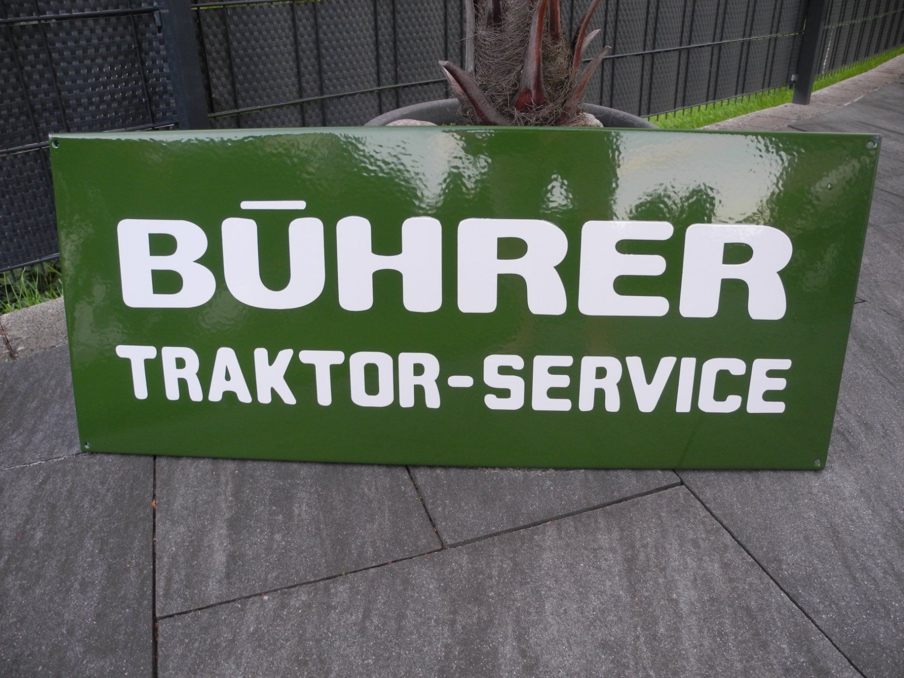 Insegne: GROSSES BÜHRER SERVICE EMAILSCHILD – Nuovo (secondo la descrizione) da Reinach AG venduto da Huckleberrysix 4