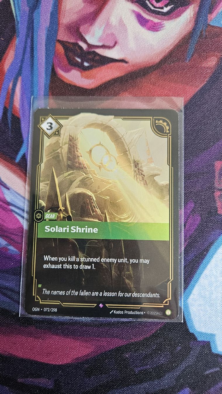 Carte collezionabili: Riftbound; Solari Shrine Foil – Nuovo (secondo la descrizione) da Schliern b. Köniz venduto da Smurox
