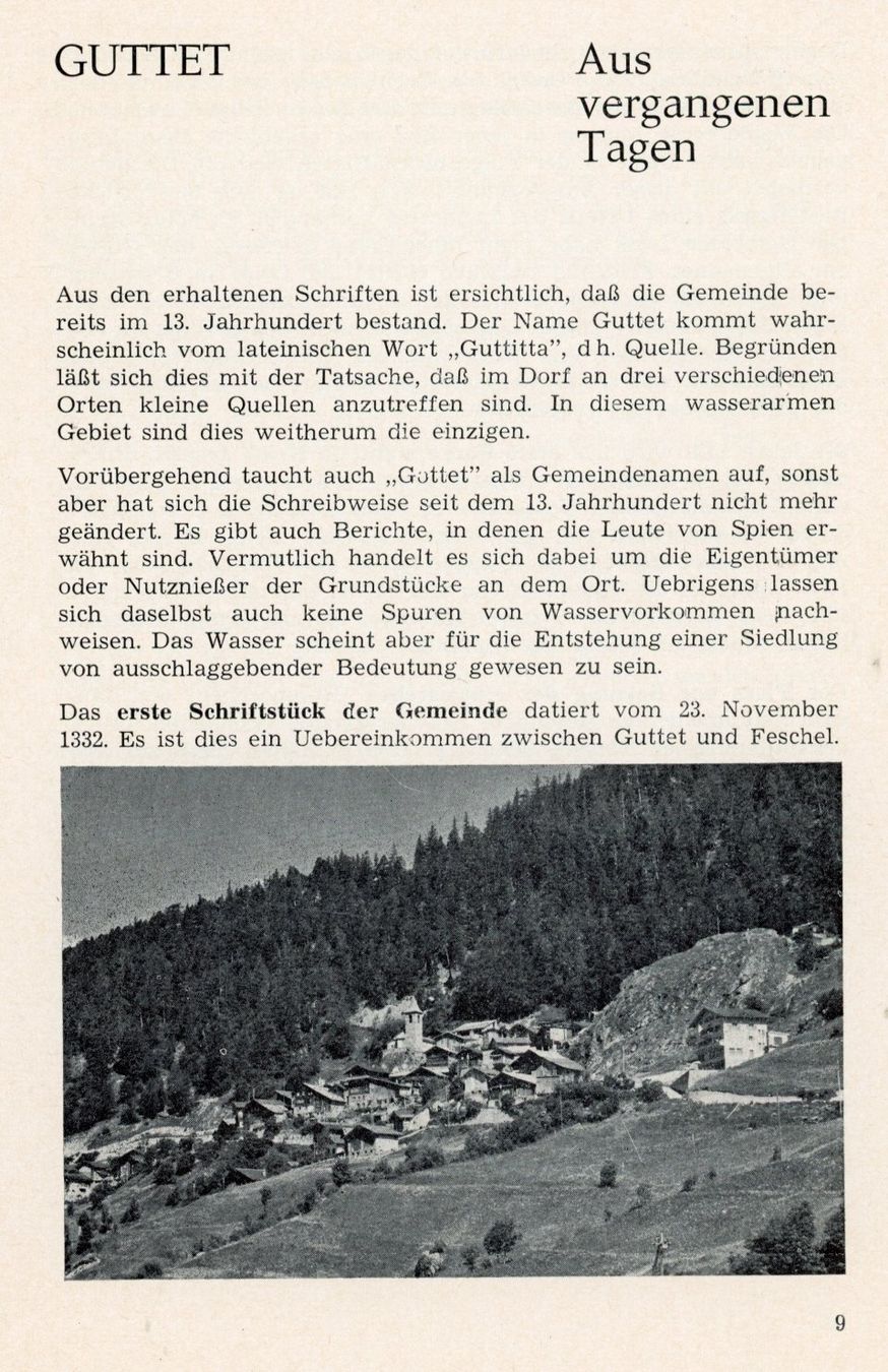Cartoline postali: Feschel  VS  /  Guttet  /  Wyler  /  Grächmatten    um 1969 – Usato da Brig venduto da Valcards54 2