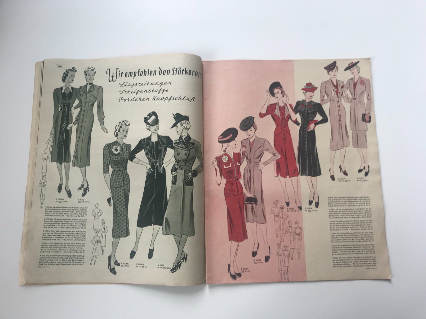 Cartamodelli: Deutsche Moden-Zeitung Beyer Leipzig Schnittmusterbogen 1938 – Usato da Brüttisellen venduto da Buxus 4