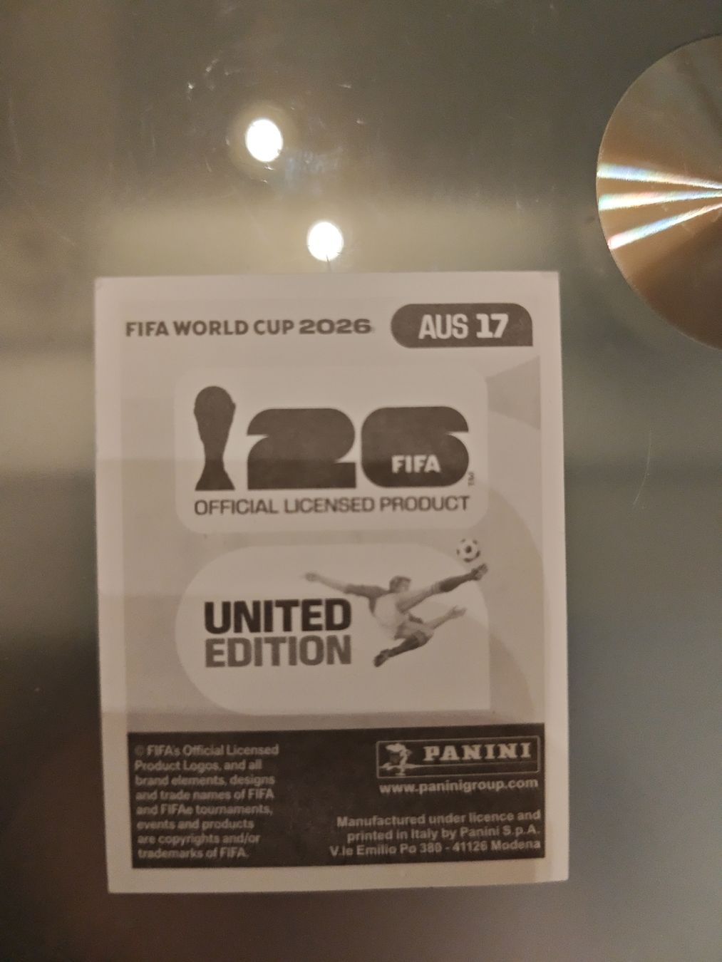 Panini Carte collezionabili: Panini AUS 17 – Nuovo (secondo la descrizione) da Sulgen venduto da 34j_p6s2