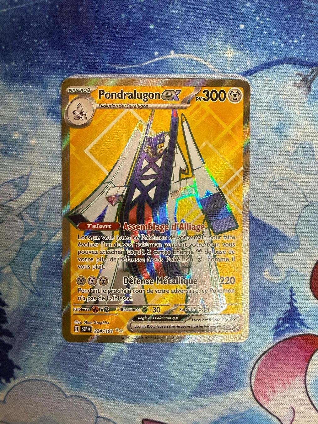 Pokémon Carte collezionabili: Pondralugon FA - SSP 224 FR – Nuovo (secondo la descrizione) da Courgenay venduto da ScamBoxOff