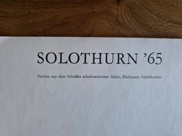 Solothurn '65 - Schaffen solothurnischer Künstler - Mappe