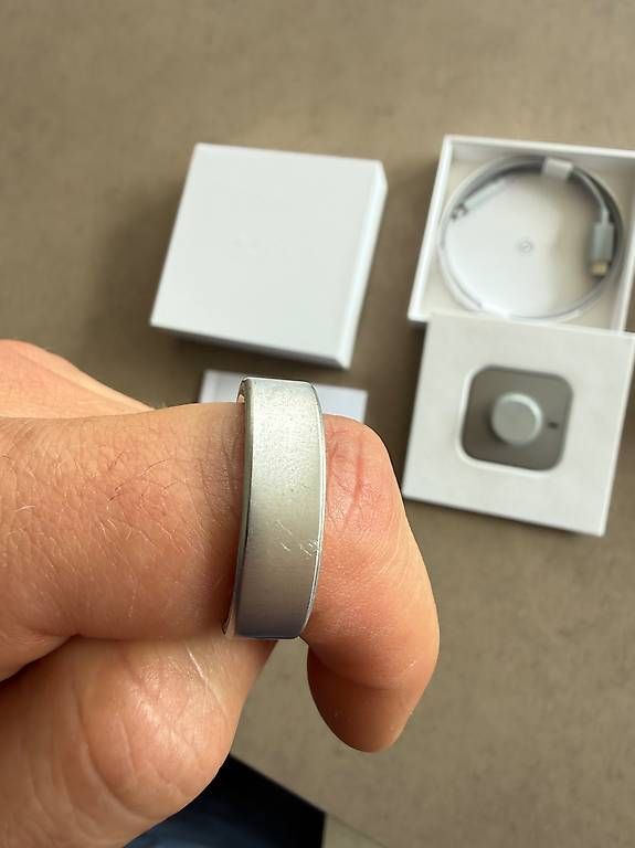 Ringe: Oura Ring 4 - Grösse 14 in brushed Silver – Gebraucht aus Unterägeri von AEnglert 2