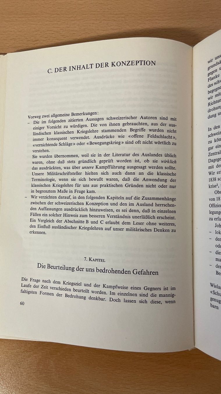 Libri: Konzeption der Schweizerischen Landesverteidigung 1815-1966 – Usato da Glattfelden venduto da cybermaxx 4