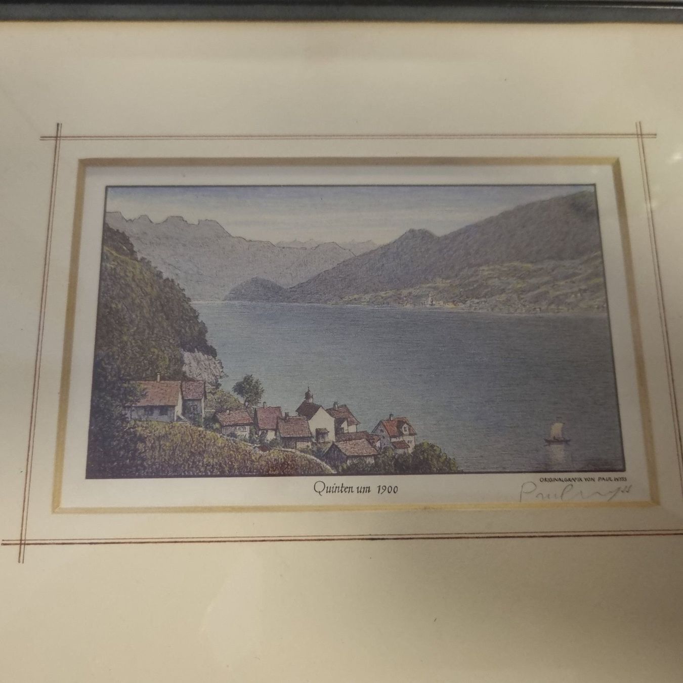 Grafica & Litografie: 4×Lithographie Paul Wyss Quinten – Usato da Zürich venduto da Melossoap 7