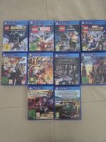 10 PlayStation 4 Spiele diverse Titel gebraucht