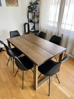 Massiver Esstisch 140x85 cm / ideal für 4 Personen