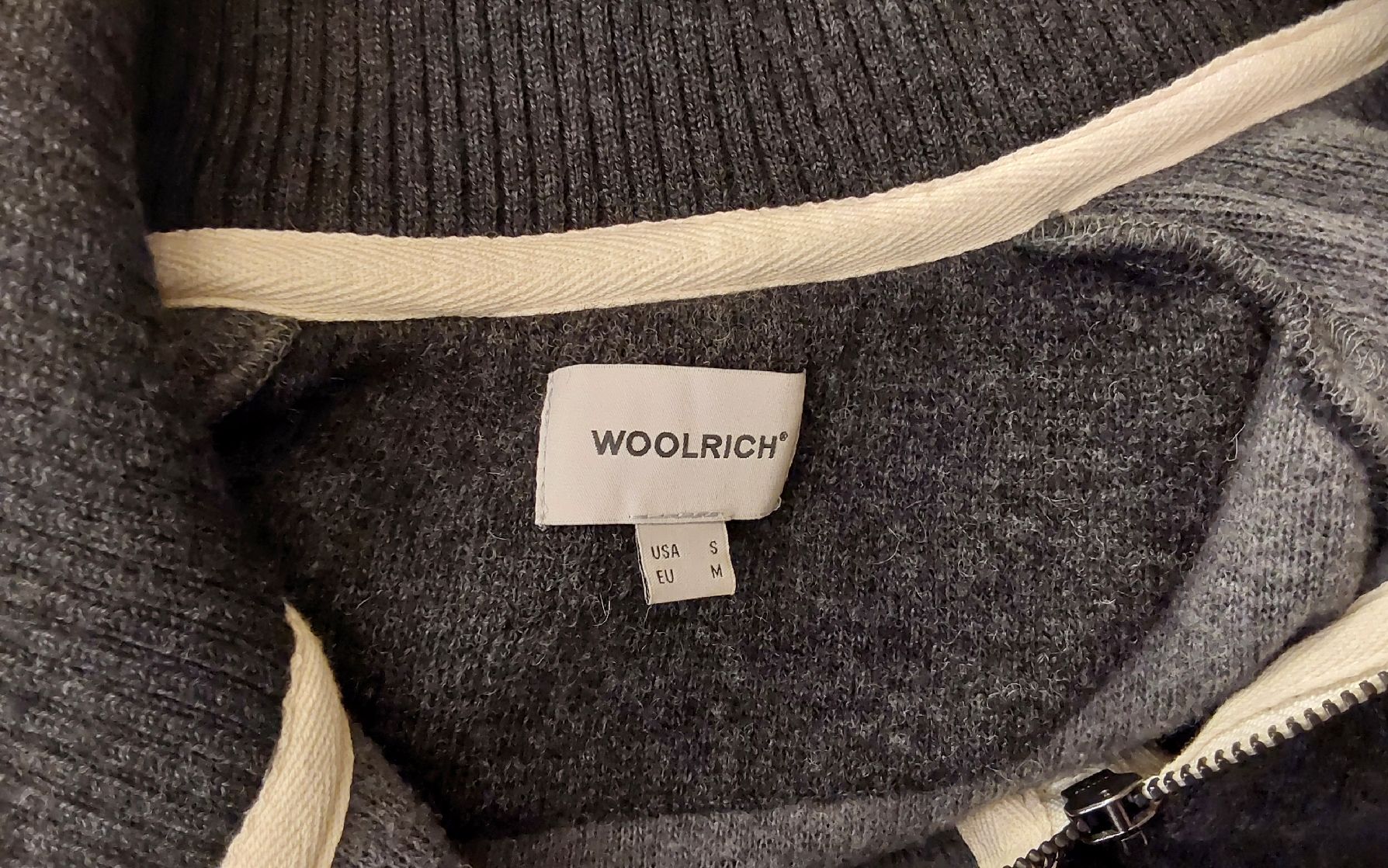 Woolrich Maglioni & Felpe: Troyer Pullover S Woolrich anthrazit Herren – Usato da Köniz venduto da scopello12 3