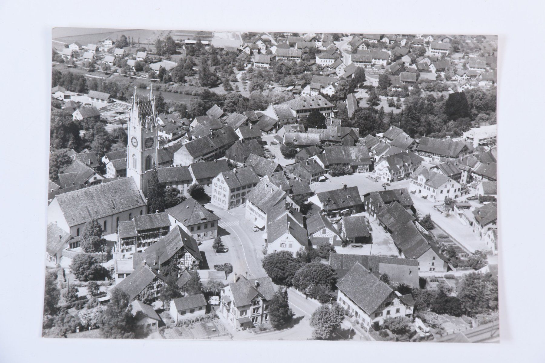 Ansichtskarten: Flugaufnahme Andelfingen – Gebraucht aus Hettlingen von Scholi99
