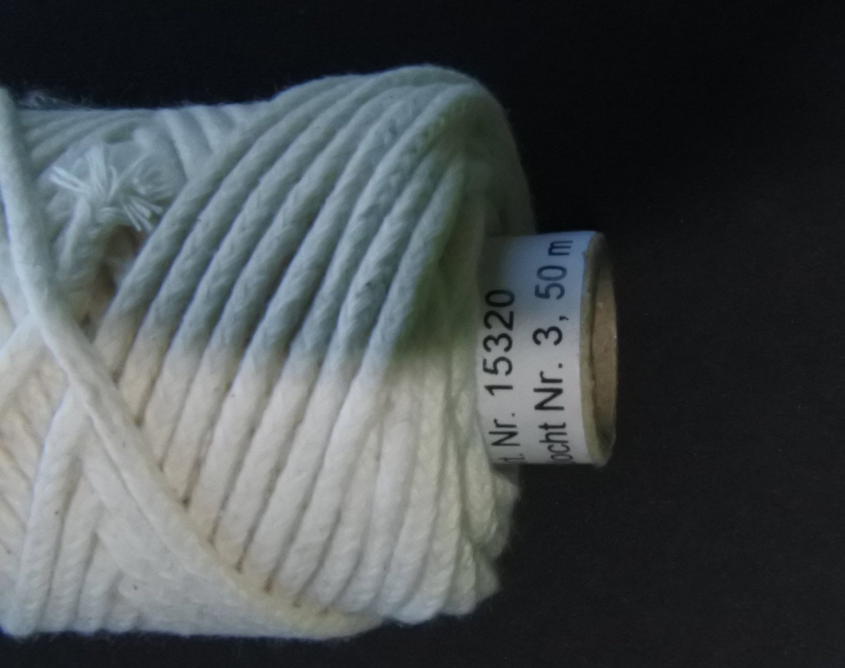 Kerzen: Kerzendocht Nr.3, 50 m – Neu und originalverpackt aus Bäch SZ von Parog 1