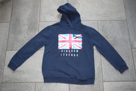 Zara Junge Hoodie Pulli gr.158/164 (13/14 J.) - UK Flag
