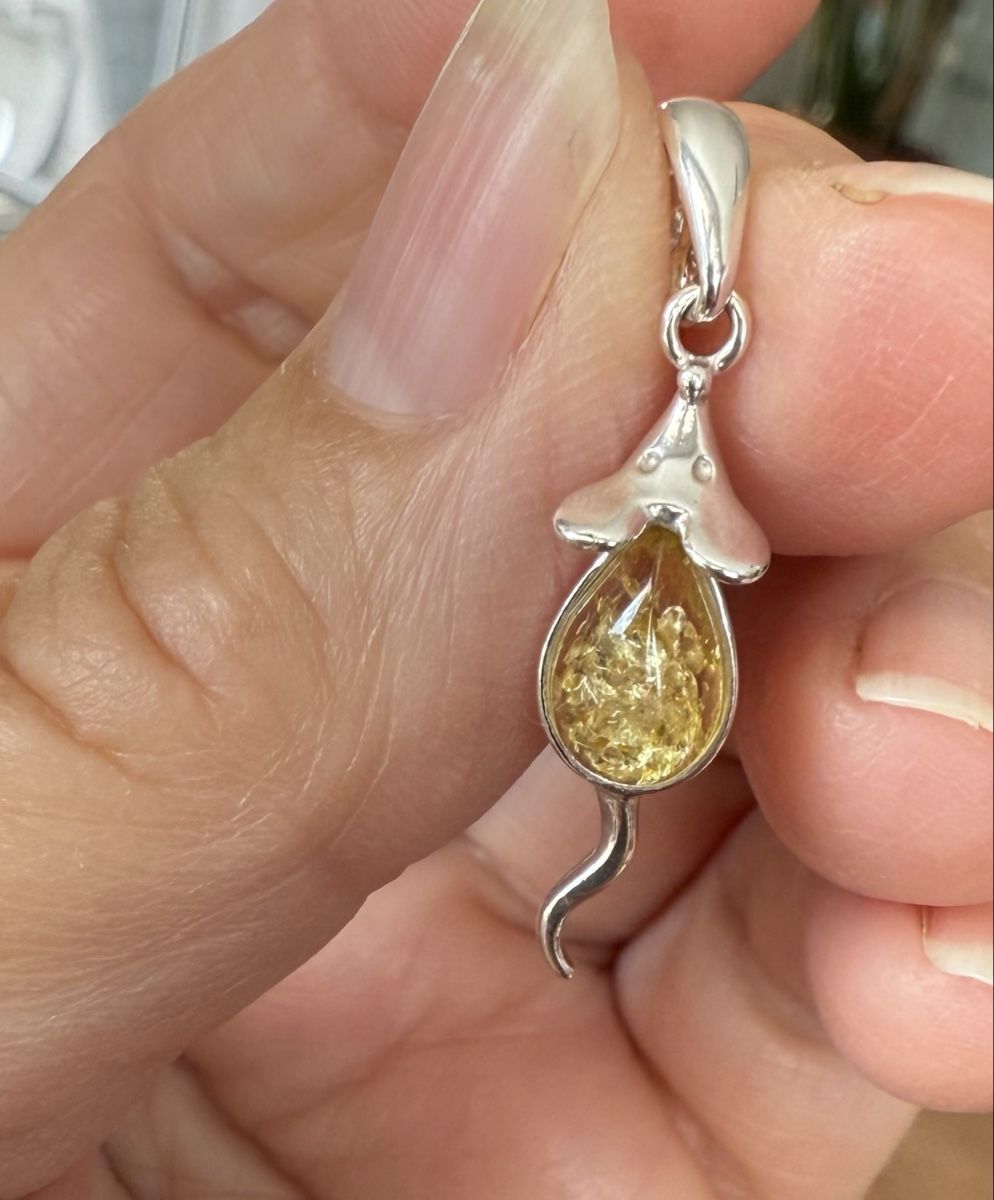 Boucles d'oreille: Silber Anhänger, süsse Ohrringe mit Bernstein – Neuf avec emballage d'origine à Ebikon par elischka