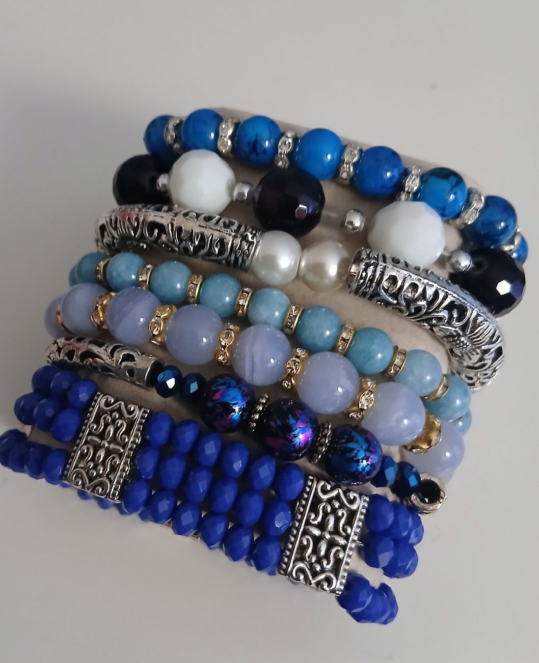 Bracciali & Braccialetti: 7 Armbänder Handarbeit – Nuovo e nell'imballaggio originale da Stansstad venduto da mikamo 1