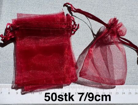Organza Säckli für Allerlei 50Stk 7/9cm neu praktisch herzig