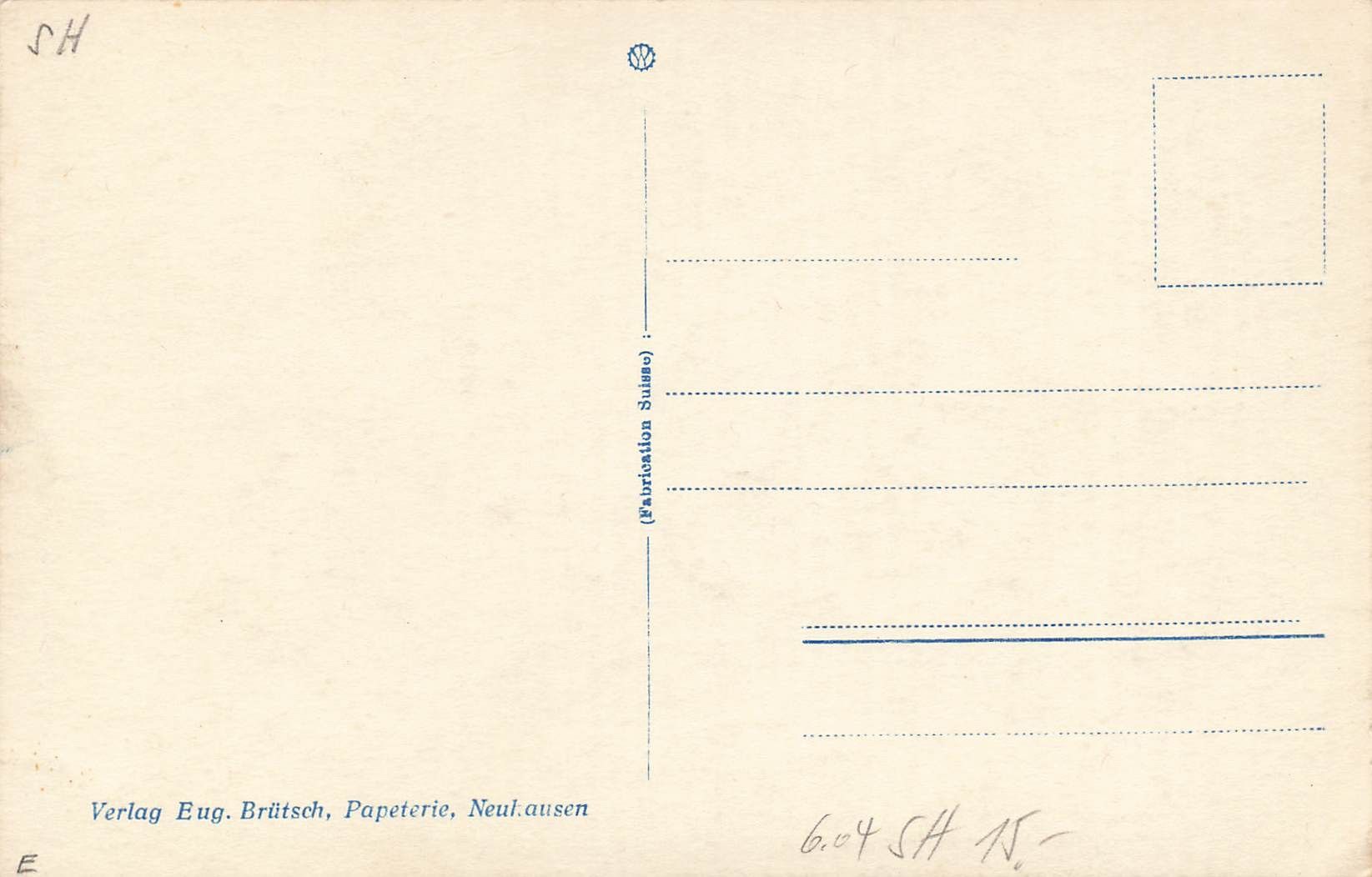Cartoline postali: Neuhausen – Usato da Biasca venduto da Blenio71 1