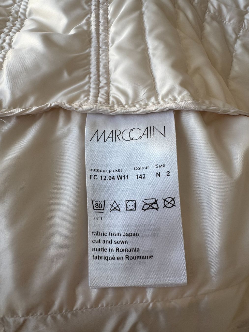 Marc Cain Giacche: MARC CAIN leichte Daunen Übergangsjacke – Usato da Bubikon venduto da toro66 6