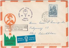 Ballonbrief Int. Hochalpine  Dolder-Week 24.7.70