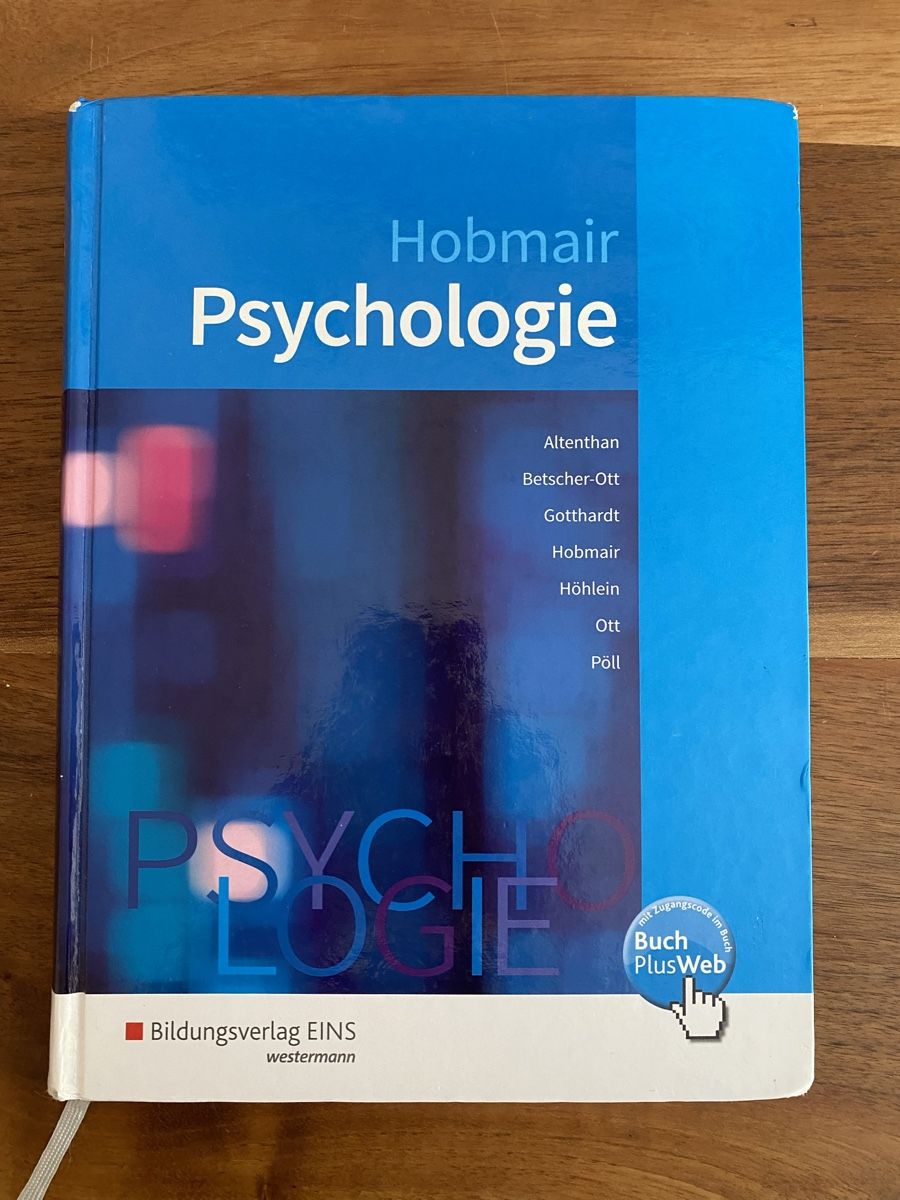 Bücher: Psychologie Hobmair – Gebraucht aus Zürich von Max_Duer