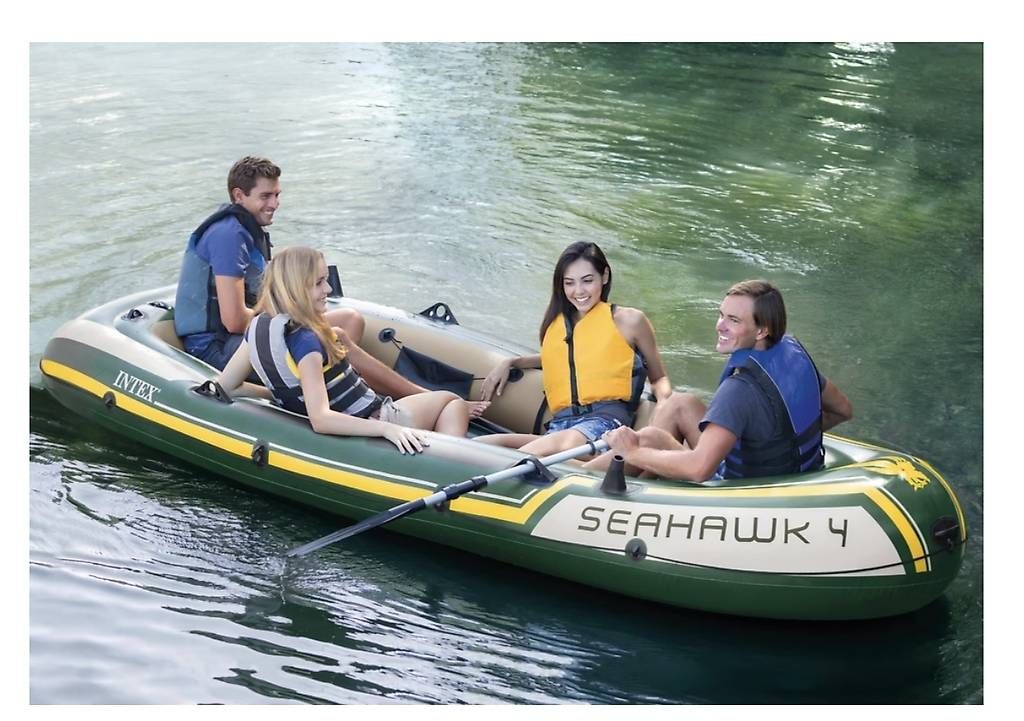 Bateaux: Schlauchboot Intex Seahawk 4 Set Neu – Neuf avec emballage d'origine à Schweizersholz par Toni2000 2