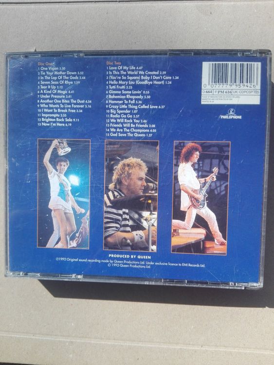Queen - Live at Wembley'86  (2-CD Box Set)       ©'1992 4