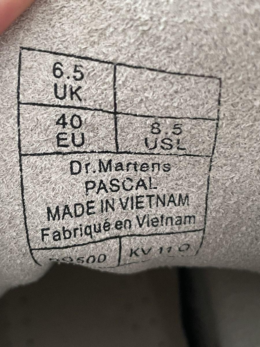 Dr. Martens Scarpe da uomo: Dr. Martens Pascal, Gr. 40, Leder, Cream-Greige – Usato da Corcelles NE venduto da gingerbrain 4