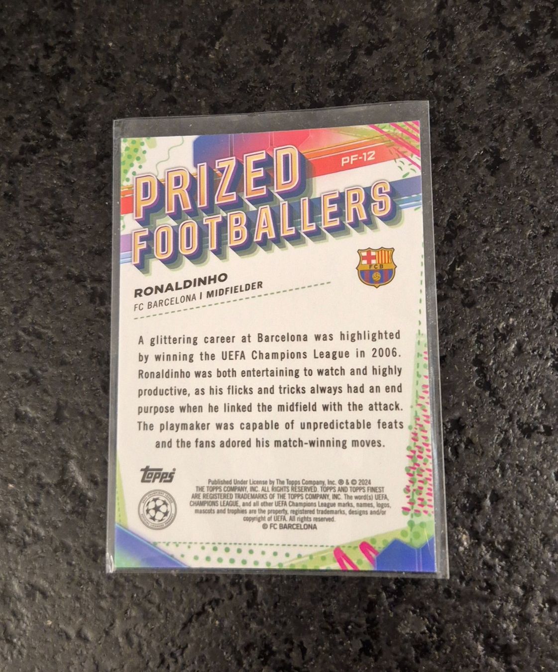 Topps Carte collezionabili: Ronaldinho - Barcelona - Topps – Nuovo (secondo la descrizione) da Burg AG venduto da Danoe 1