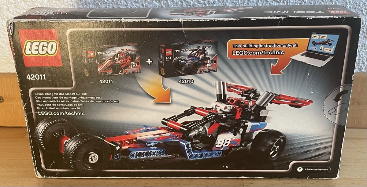 Lego Baukästen: LEGO Technic rotes Pull Back Auto 42011, neu – Neu und originalverpackt aus Ostermundigen von Ruspetoer 1