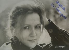 Lisi Mangold (1950-1986) Schauspielerin - signiertes Foto