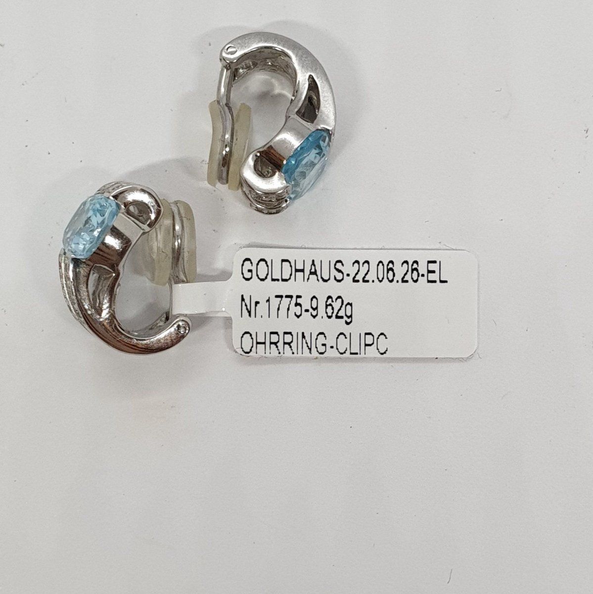 Orecchini pendenti & Orecchini a lobo: Echt 18K Gold - Brilliant Ohrclips – Usato da Luzern venduto da luzerngoldhaus 3