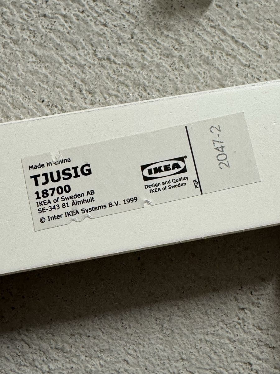 Ikea Guardaroba: IKEA TJUSIG Garderobenleisten – Usato da Widen venduto da mrglobetrotter01 2