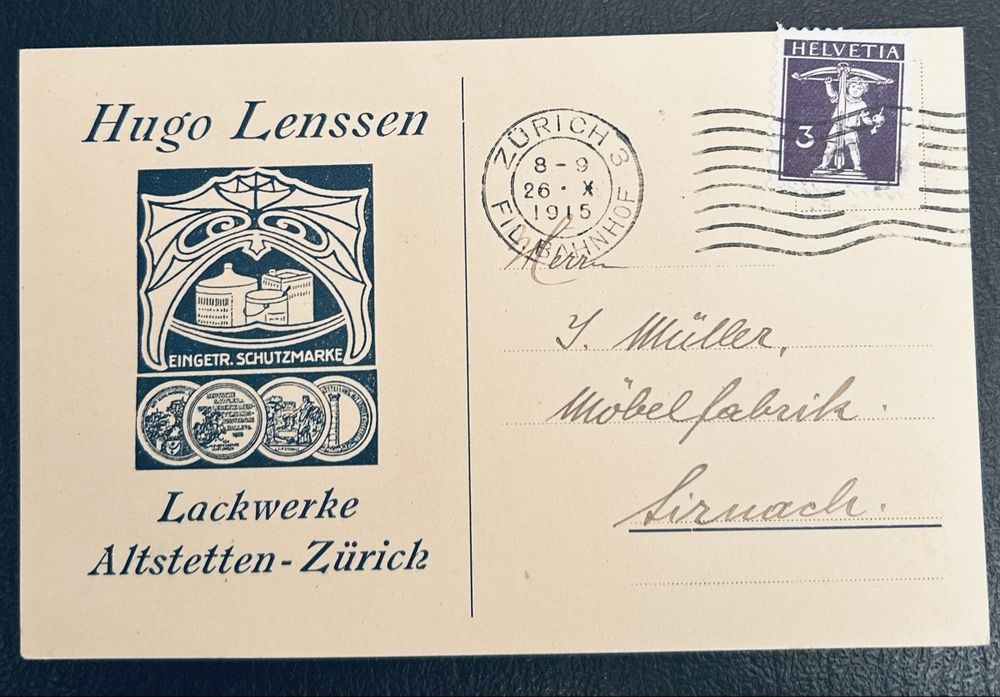 Firmenkarte Lensen Altstetten (Gebraucht) in Horw für CHF 8 – mit ...